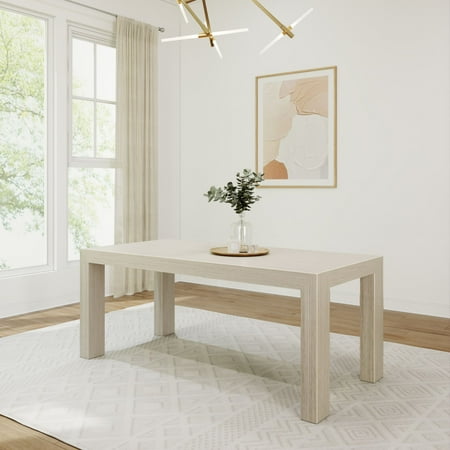 Plank+Beam 72 Dining Table Solid Wood Kitchen Table Rectangular Dinner Table for Dining Room