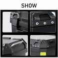 thumbnail image 3 of M optimized Motorcycle Top Case, 36L Motorcycle Top Box, Waterproof Dust-proof Motorbike Trunk Tail Box with Stainless Steel Lock, for Storage Helmet, 3 of 6