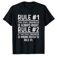 thumbnail image 1 of AALJY Rule 1 The Civil Engineer Is Always Right Funny En, 1 of 5