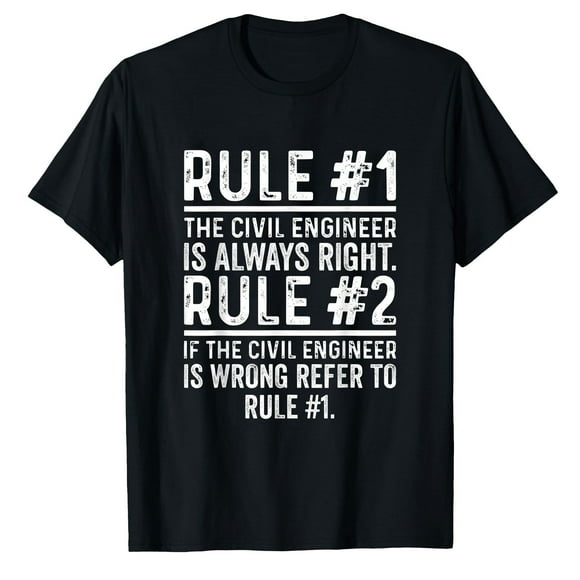 AALJY Rule 1 The Civil Engineer Is Always Right Funny En