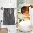 thumbnail image 7 of Dark Dragon Head Towels Set of 2, Super Soft Absorbent Hand Towel Cotton Bath Towels for Bathroom Hotel Kitchen Spa Gym 16 X 28 Inches Wash cloth, 7 of 7
