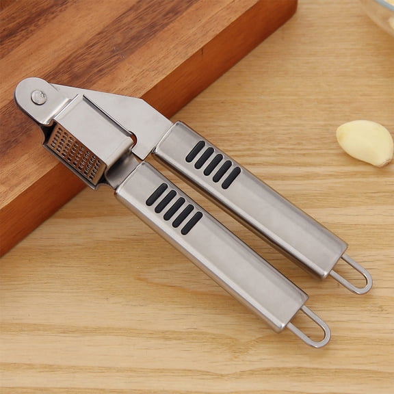 WHAMVOX Stainless Steel Garlic Press Removable Garlic Press Garlic Pressing Tool