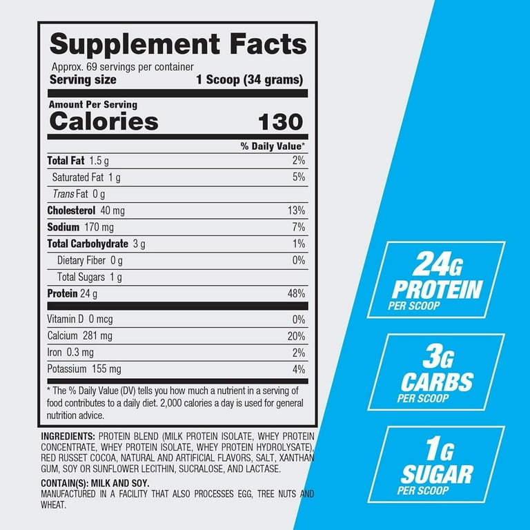 BPI Sports Best Protein Powder, 100% Whey Blend for Muscle Growth