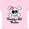 thumbnail image 4 of Inktastic Daddy's Little Rocker Skull Girls Baby Bodysuit, 4 of 5