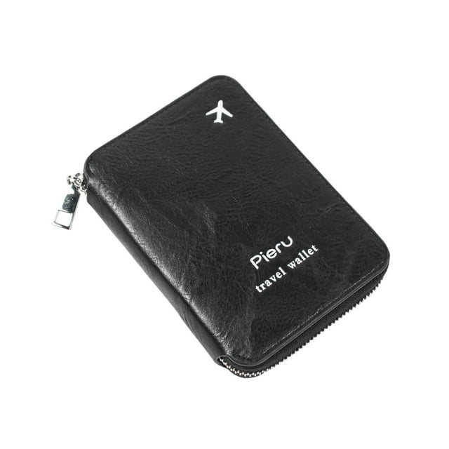 Cartera de viaje para mujer Strade Fareast Limited Tarjetero de identificación Negro