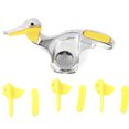 thumbnail image 1 of Cergrey Duck Head, Stainless Steel Mount Demount Duck Head, High Strength With Protective Pads Easy To Use Auto Repair Shop Use For Car Repair, 1 of 8