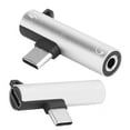 thumbnail image 4 of Dioche Aluminium Alloy 2pcs Adapters 2‑in‑1 Connector For Phone / Tablet / PC For LeEco, 4 of 8