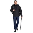 thumbnail image 7 of Little Donkey Andy Men's Winter Snow Pants - Softshell Insulated, Fleece Lined & Water Resistant for Hiking Ski, Navy Size L, 7 of 7