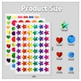 thumbnail image 3 of 60 Sheets 3420 Pcs Sparkly Holographic Stickers, Glitter Foil Star Heart Dot Sticker for Behavior Reward Chart, Teacher Supplies and DIY Decorations, 3 of 16