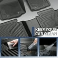 thumbnail image 6 of TPE All Weather Liner Carpets Anti-Slip Floor Mats Set Fit for Tesla Model 3 2017-2023, 6 of 11