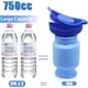 thumbnail image 4 of Urinario de emergencia reutilizable, portátil, retráctil, personal, móvil, para niños, adultos, viajes en RV (750 ml), 4 of 4