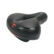 thumbnail image 2 of Xihbxyly Sillín de Bicicleta Acolchado, Asiento de Cuero Grueso y Cómodo, Diseño Transpirable con Ventilación Hueca, Banda Reflectante para Seguridad Nocturna, Ejercicio Al Aire Libre, Entusiastas De, 2 of 3