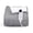 Grey, variant on U by Bedsure Electric Heated Blanket Throw Size 50" x 60" with Preheat Function, Soft Flannel Grey, Fast Heating with 6 Time Settings (up to 10H) & 6 Heat Settings, Gifts for Grandma