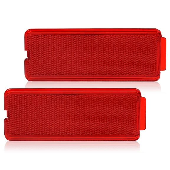 CROSSDESIGN Interior Front Rear Door Entry Light Reflector Panels Fit for Ford F250 F350 F450 F550 1999-2007/Excursion 2000-2005