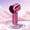 Pink, variant on ROLKFUK Electroplated Silver Handheld Misting Fan, USB Rechargeable Personal Portable Small Fan with Strong Airflow, Silent Mini Fan for Travel Office Outdoor