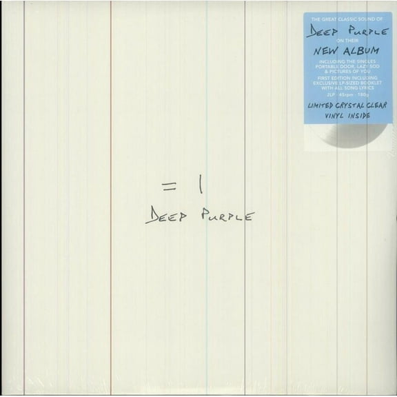 Deep Purple - =1 (Crystal Clear Vinyl, Indie Exclusive) (2 Lp's) - Vinyl