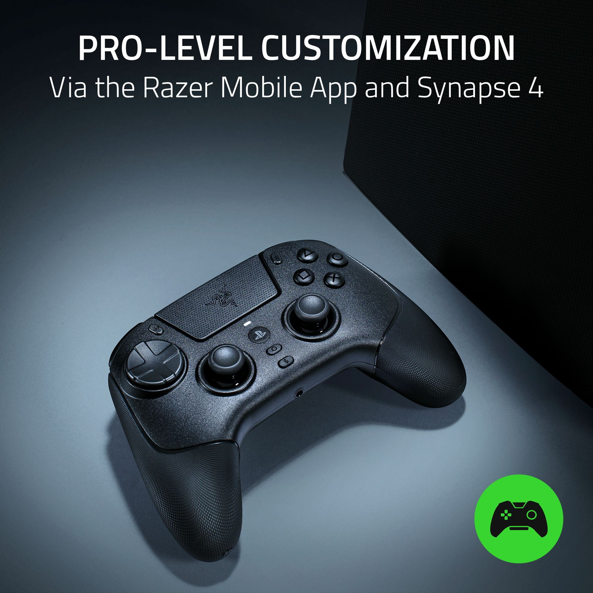 Razer Raiju V3 Pro Wireless Gaming Controller with TMR Thumbsticks and Remappable Buttons for PS5 and PC, Black