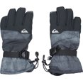 thumbnail image 3 of Quiksilver Mens Snowboarding Skiing Mission Gloves  - Black/Gray, 3 of 5