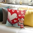 thumbnail image 3 of SHANXI Heart Love Throw Pillow Case Red Decorative Cushion Case 18x18in, 3 of 5