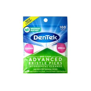 Dentek Deep Clean Bristle Picks, 100 Ea
