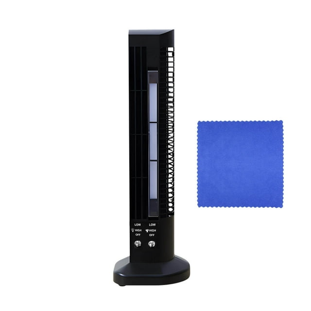 Mini Usb Cable,Tower Shaped Bladeless Mini Fan with USB for Household - Convenient Desktop Fan for Office and Room