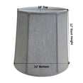 thumbnail image 3 of 10x12x12" SLIP UNO FITTER Textured Oatmeal Drum Shade, 3 of 8