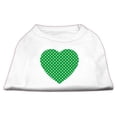 thumbnail image 6 of Pet Dog  Cat Shirt Screen Printed, "Swiss Dots Green Heart", 6 of 6