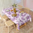 thumbnail image 4 of Pink and Purple Of Leopard Print Rectangle Tablecloth 60"x120",Waterproof Polyester Rectangle Table Cloth, Wipeable Spillproof Polyester Tablecloth for Dining, Camping, Indoor and Outdoor, 4 of 6