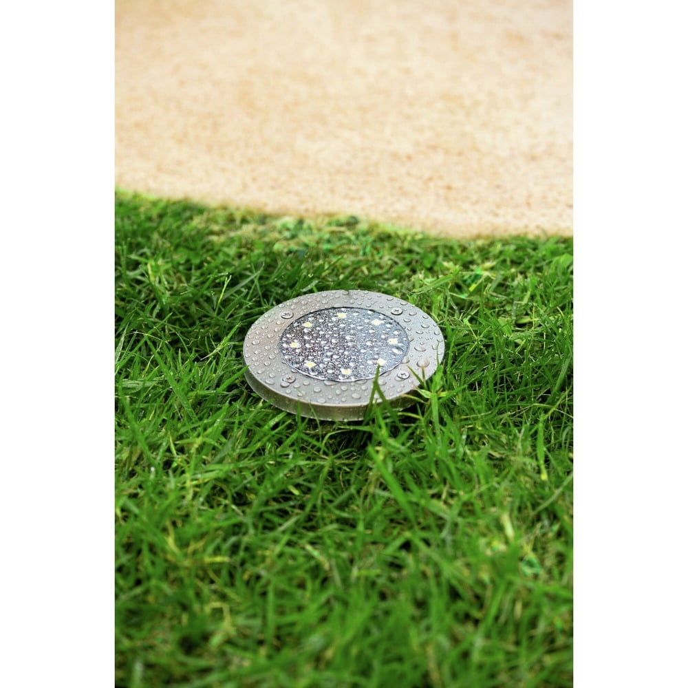 Black & Decker Outdoor Solar-Powered Disk Light (8/Pack)