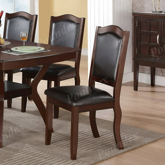 Simple Relax Dining Chair in Brown Legs