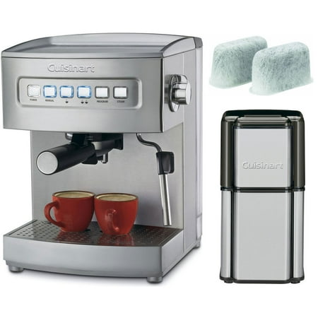 Cuisinart Em 200 Programmable 15 Bar Espresso Maker With Dcg 12bc Cuisinart Em 200 Programmable 15 Bar Espresso Maker With Dcg 12bc Grind Central