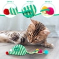 thumbnail image 5 of Jouet Interactif pour Chat Simulation Souris en Nylon Résistant aux Morsures Jouet pour Animaux, 5 of 5