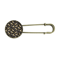 thumbnail image 1 of Ripple Flowers Repeat Japan Retro Metal Brooch Pin Clip Jewelry, 1 of 3