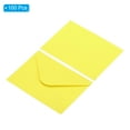 thumbnail image 3 of Uxcell Mini Envelopes Tiny Pockets Mini Gift Card Business Card Envelope, Light Yellow 100 Pack, 3 of 6