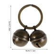 thumbnail image 2 of OULII 1Set Metal Collar Bells for Preventing Pets 1.97X1.57X0.79in, 2 of 8