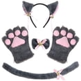thumbnail image 2 of Conjunto De Cosplay De Gato Con Orejas De Cola De Gatito Dibujos Animados Ropa De Juego De Rol Cómoda Suministros De Fiesta Para Halloween Navidad N.° 3 Sweethay AP007716-01, 2 of 6