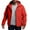 Red, variant on Men's 3-in-1 Waterproof Windproof Hooded Jacket with Removable Fleece Liner, Outdoor Hiking Skiing Raincoat, Adjustable Cuffs & Storm Flap,Red M