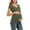 Green, variant on Annhoo Nursing Women's Pregnant Blouses V-Neck Casual Short Sleeve Comfy Layered Pullover Breastfeeding Maternity Tops