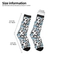 thumbnail image 2 of Fuzoiu Football Soccer Ball Print Kids Socks For Boys Girls,Grip Crew Socks with Non Slip,Lightweight Stretch Crew Socks,Toddlers Crew Boot Socks, 2 of 5