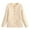 Beige, variant on ​Women's Autumn/Winter Short Cotton Jacket: Sherpa-Lined w/ Diamond Quilted Pattern & Button Closure - Warm Casual Commuting​