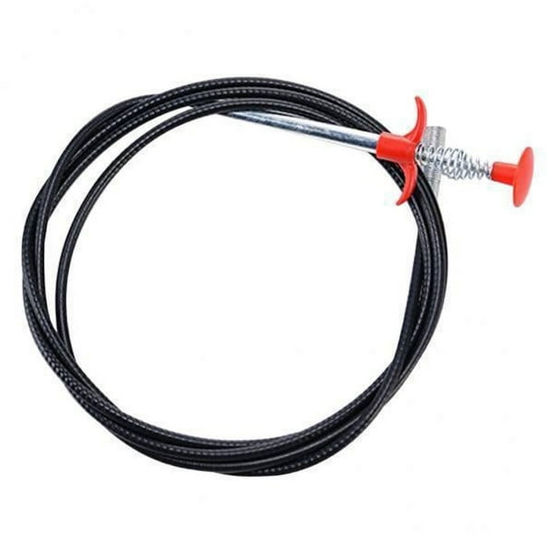 2x Removedor De Obstrucciones De Serpiente De Drenaje De Cocina Limpieza Del Cabello Tubería De Plomería Alcantarillado 160cm 2 piezas