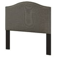 thumbnail image 3 of HomeFare Upholstered Camelback Headboard, 3 of 8