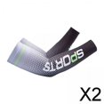 thumbnail image 1 of Mangas Refrescantes Sharpla para Hombres y Mujeres Protección para Correr al Aire Libre Gris 2 Piezas, 1 of 8