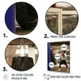 thumbnail image 3 of Designart "Boxer'S Punching Bag Workout" Boxing Wall Decor, 3 of 7