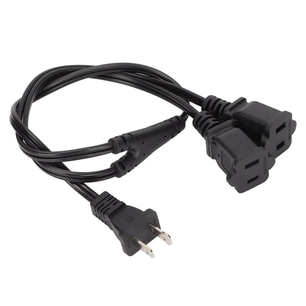 Power Cord Extension Y Splitter , 18AWG Heavy Duty Professional Y Splitter Power Extension Cord US Plug 125V For Working Station