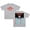 Gray, variant on Bailey Zimmerman Different Night Same Rodeo Tour 2026 T-shirt Short Sleeve Streetwear Women Men Cotton Tee