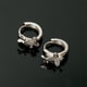 thumbnail image 4 of Pendientes Gota wome Decoratio para Fiesta para 925 Plata Zircon Pendientes, 4 of 6