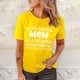 thumbnail image 2 of Camiseta de mujer Camisetas divertidas y lindas Camiseta de manga corta Regalo del día de la madre Blusa con estampado de letras personalizadas Pompotops  hkajfhjk464463, 2 of 8