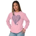 thumbnail image 5 of Faith Love God Heart Christian Women's Long Sleeve T Shirt Brisco Brands 2X, 5 of 6