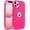 Hot Pink/Pink, variant on for iPhone 11 Pro Max Case, 2 in 1 Slim Fit Heavy Duty Rugged Hybrid Shockproof Soft TPU Bumper Hard PC Protective Girls Women Boy Men Case Cover for iPhone 11 Pro Max 6.5" 2019, Purple/Green